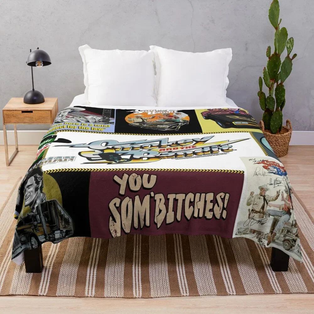 

Smokey and the Bandit, distressed Throw Blanket Decorative Beds anime Blankets For Sofas Blankets Fashion Sofas Cute Blankets