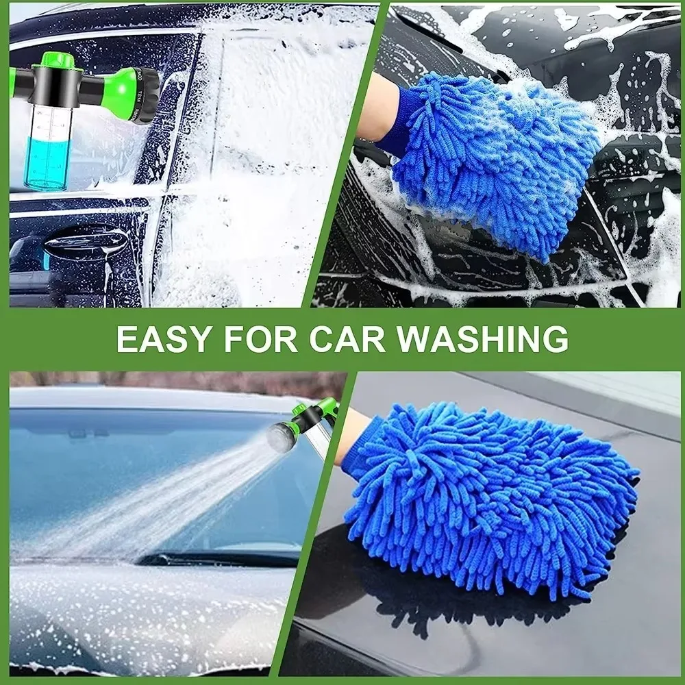 High Pressure Multi Function Water Gun With Foam Bottle Car Washing Spray Gun Motorcycle RV Household And Garden Irrigation Use