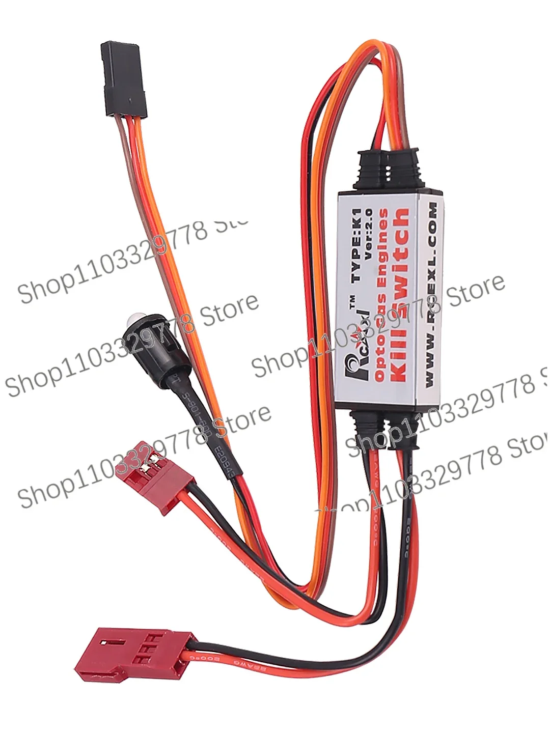 Asil Gasoline Engine Flame Extinguisher Switch V2.0 CDI Remote Flame Extinguisher Switch Dle