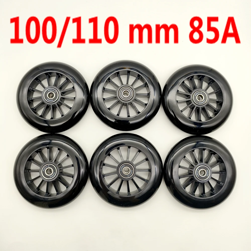 

Free shipping speed skate wheel 100 MM 110mm 85A high respond high duration