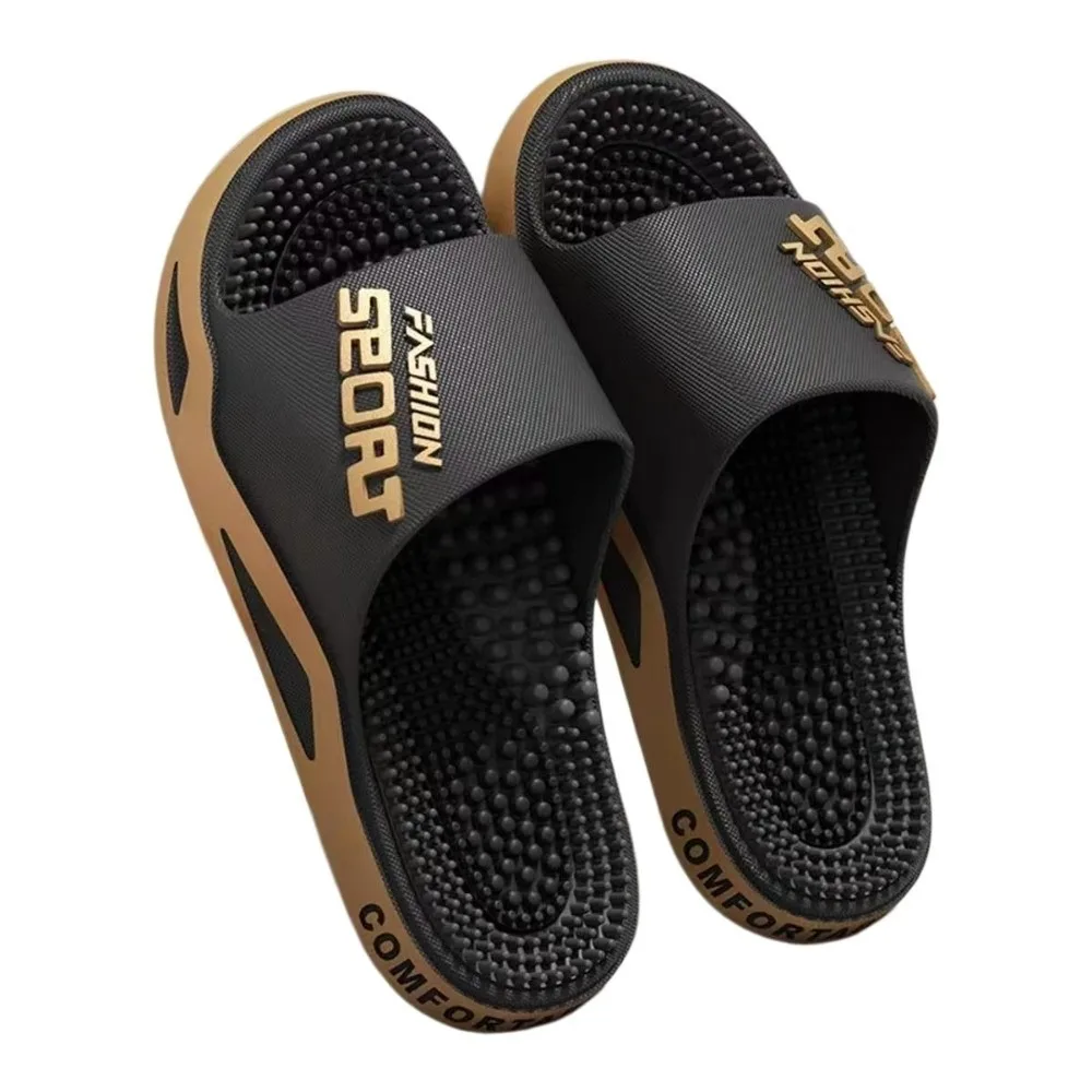 Non-Slip Foot Massage Slippers Feet Care Creative Acupressure Massage Slippers Casual PVC Acupoint Foot Slippers Men Women