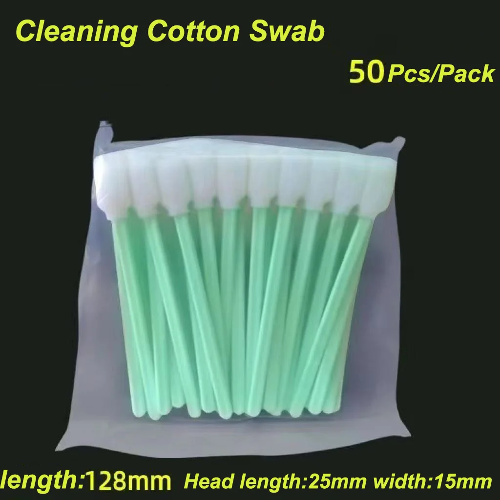  50Pcs Industrial Cleanroom Swabs Lint Free Flat Sponge Cleaning Swabs for Printhead Printer Optical Lens Electronic Components image 5