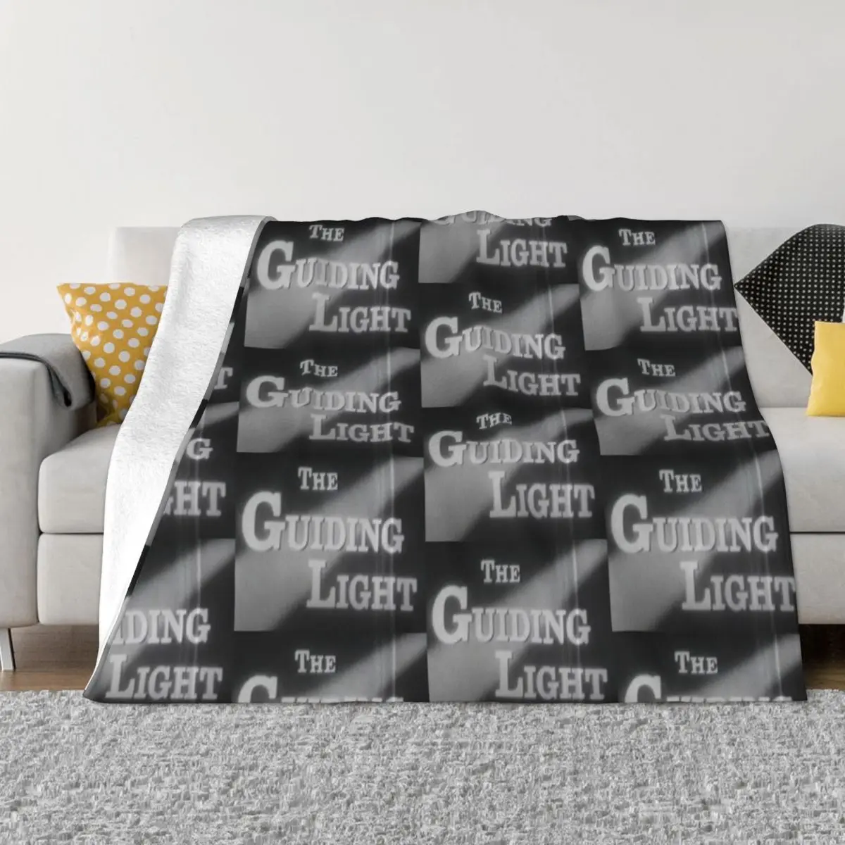 The Guiding Light's opening credits, early 60s Throw Blanket Luxury Throw Flannel Fabric Travel Blankets