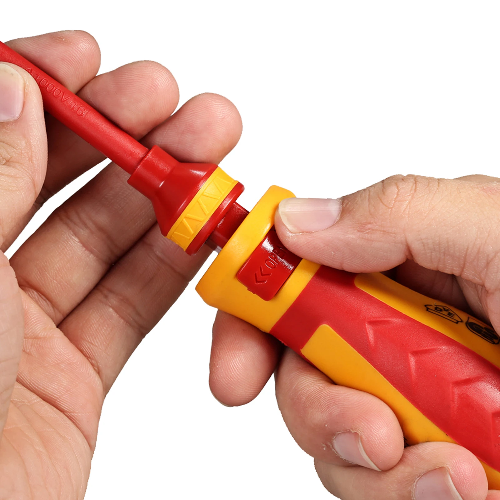 NEUES Elektriker-Werkzeugset Schraubendreher-Set Isolierte Starke Magnetische Bits Elektriker-Handwerkzeuge Schlitzschraubendreher – Detail 5