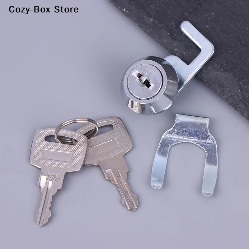 [ZY]Mini Cam Lock With Quick Clip Cash Tray Box Drawer Lock Money Case Cabinet Airbox Mailbox Toolbox Lock Cylinder Spare Part