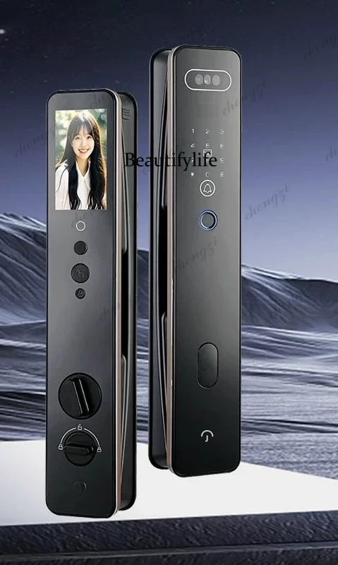 Can lock K80 facial recognition smart lock visual intercom fingerprint password lock anti-theft door