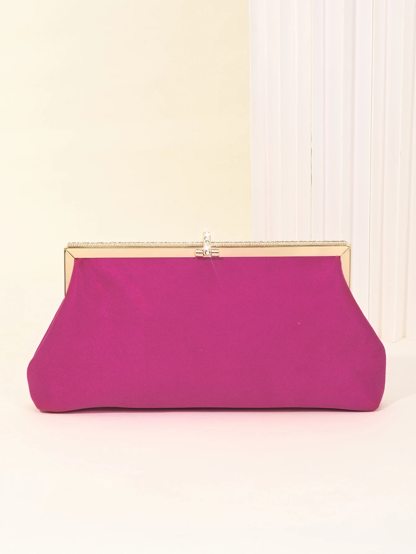 Retro-Samt-Abendtasche, funkelnde Strass-Clutch-Tasche, Fischhaken-Damentasche, Kleidertasche, passende Cheongsam-Tasche – Detail 27