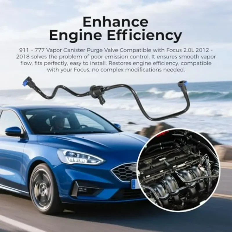 BV619D289HA Auto-Aktivkohlefilter-Magnetventil-Baugruppe mit Schlauch für Ford Focus 2012-18 BV619D289GC BV619D289GD Autozubehör – Detail 5