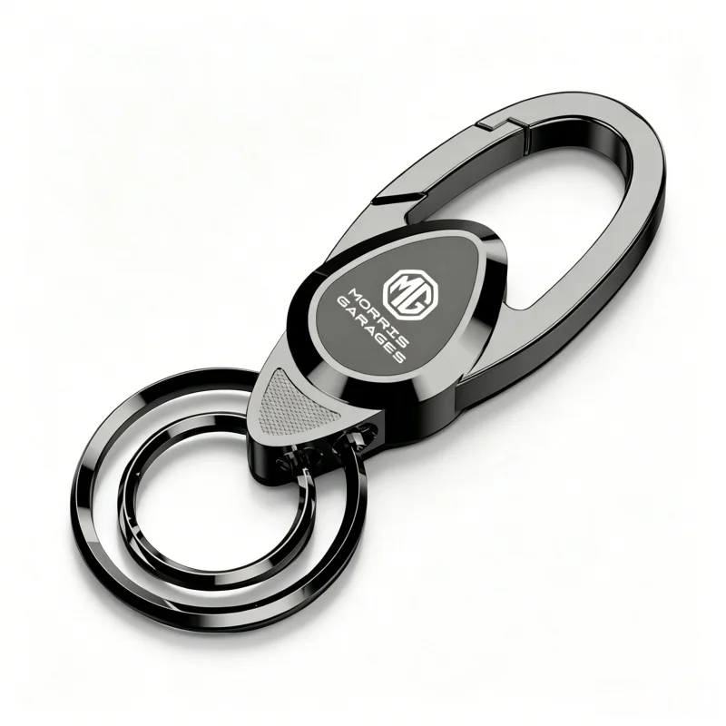 Metal Car Style Keychain Keychain Keychain Suitable for MG ZS 5 7 6 Cyberster MG4 EV ES5 HS ONE GT GS MG3 3SW MARVEL R Scorpio