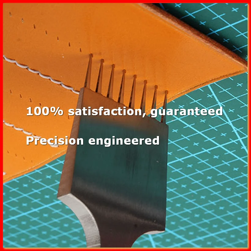 

High Quality Leather Chisel French Style Pricking Iron Die-Steel Leather Punching Tool Polish-3.85Mm-A09G
