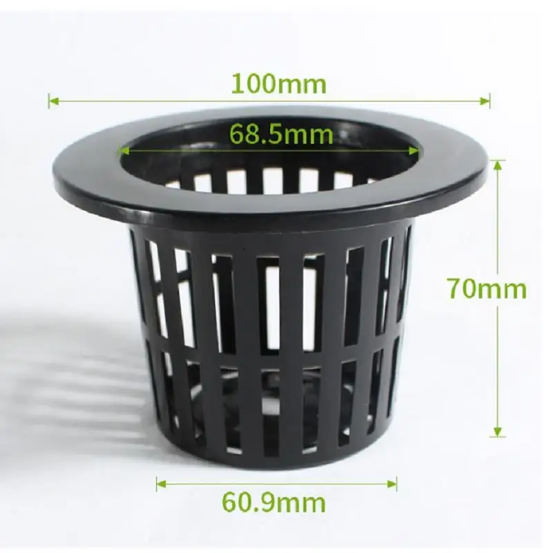 

10/20Pcs Hydroponic Planting Basket Soilless Cultivation For Vegetables Flowers Plant Root Fixer Plastic Mesh Pots A6