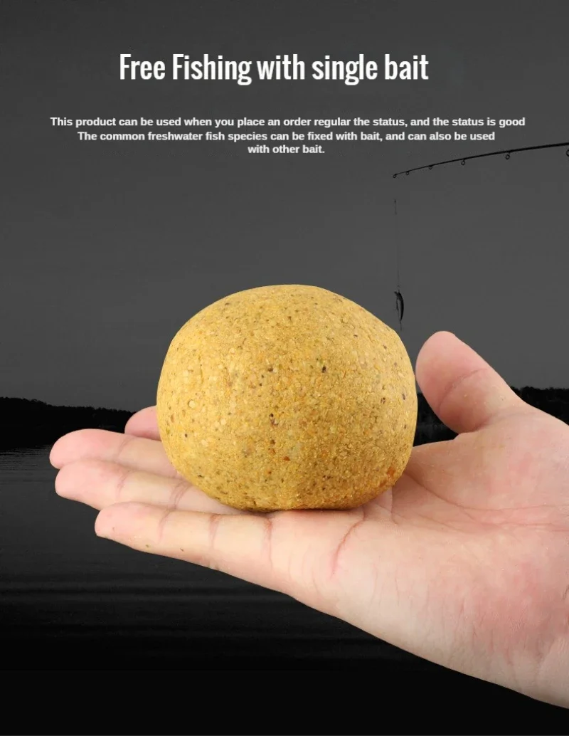 تم تطوير طعم الصيد من قبل سيد الصيد ليو تشيكيانغ ويستخدم لجميع المواسم في خزانات الصيد البرية