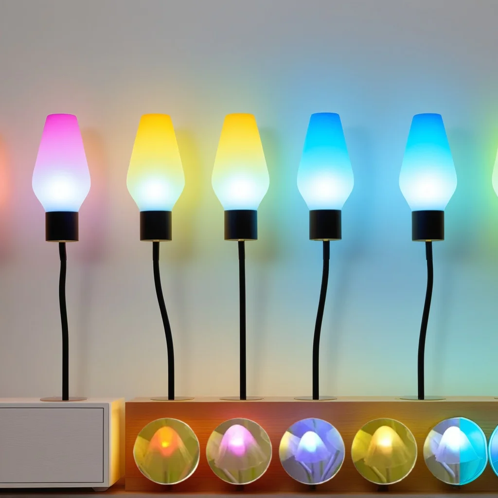 ​​Energy-Saving LED Mushroom Night Light - Auto On/Off Antique Decor​​