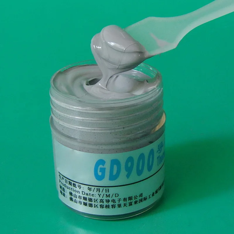 30g Gray Nano GD900 Containing Silver Thermal Conductivity Grease Paste Silicone Heat Sink Compound 4.8W/M-K No Spoon For CPU EL