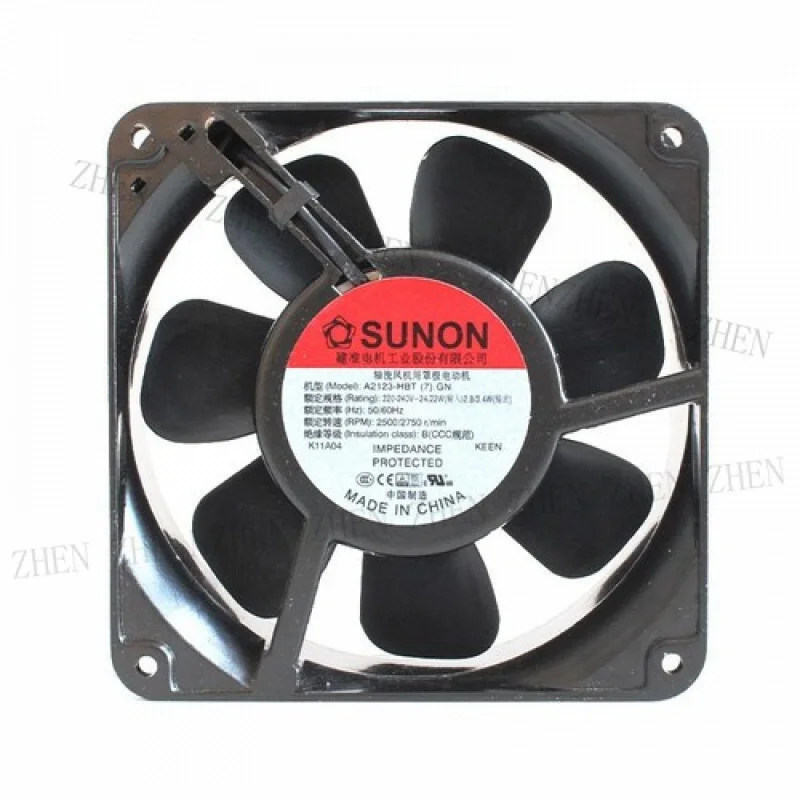 

Y FOR SUNON A2123-HBT (7). GN 12038 220-240V 24/22W plug-in axial flow fan
