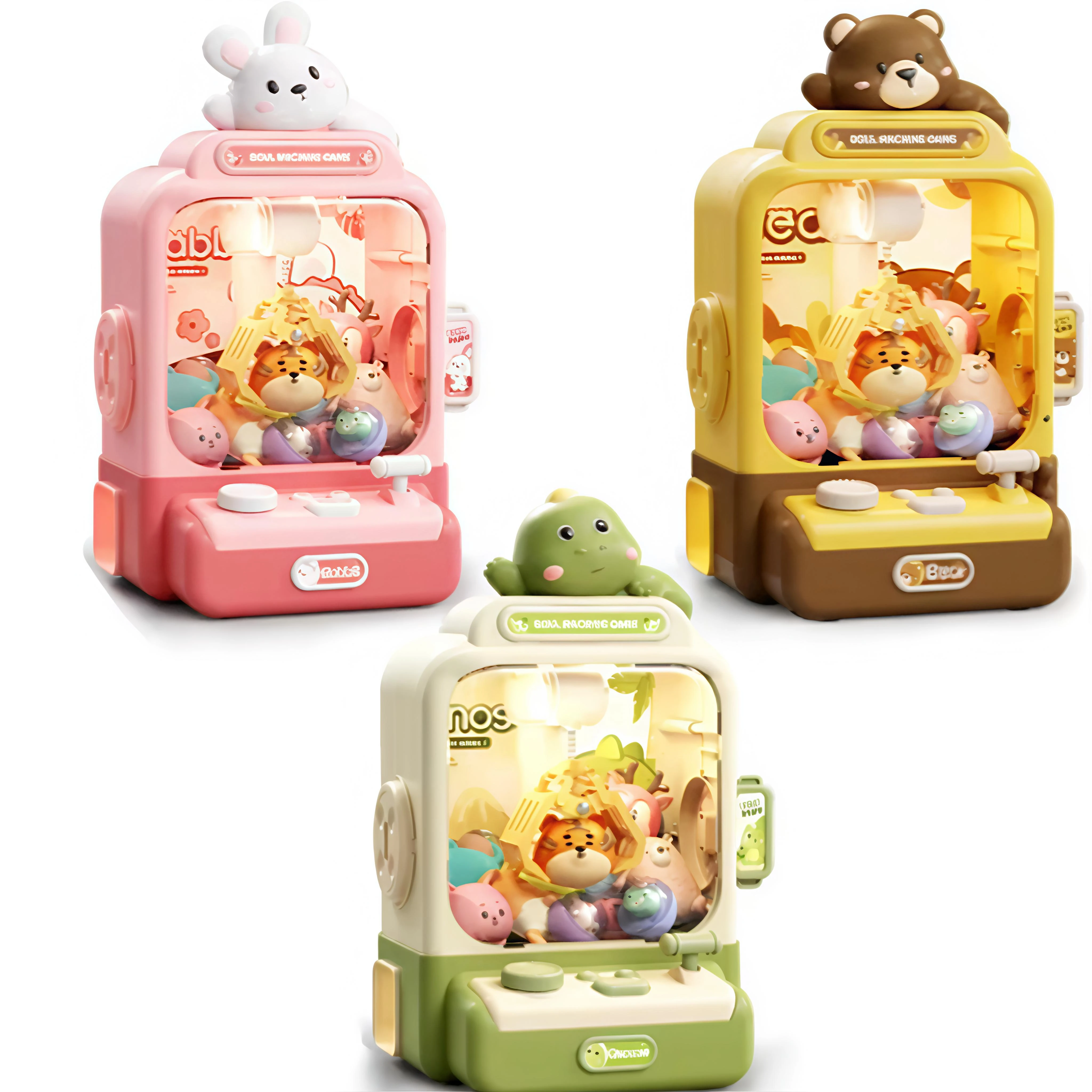 STLF آلة مخلب تعليمية مخصصة للأطفال تعمل بقطع النقود المعدنية لعبة تفاعلية لهدايا عيد الميلاد للفتيات #1