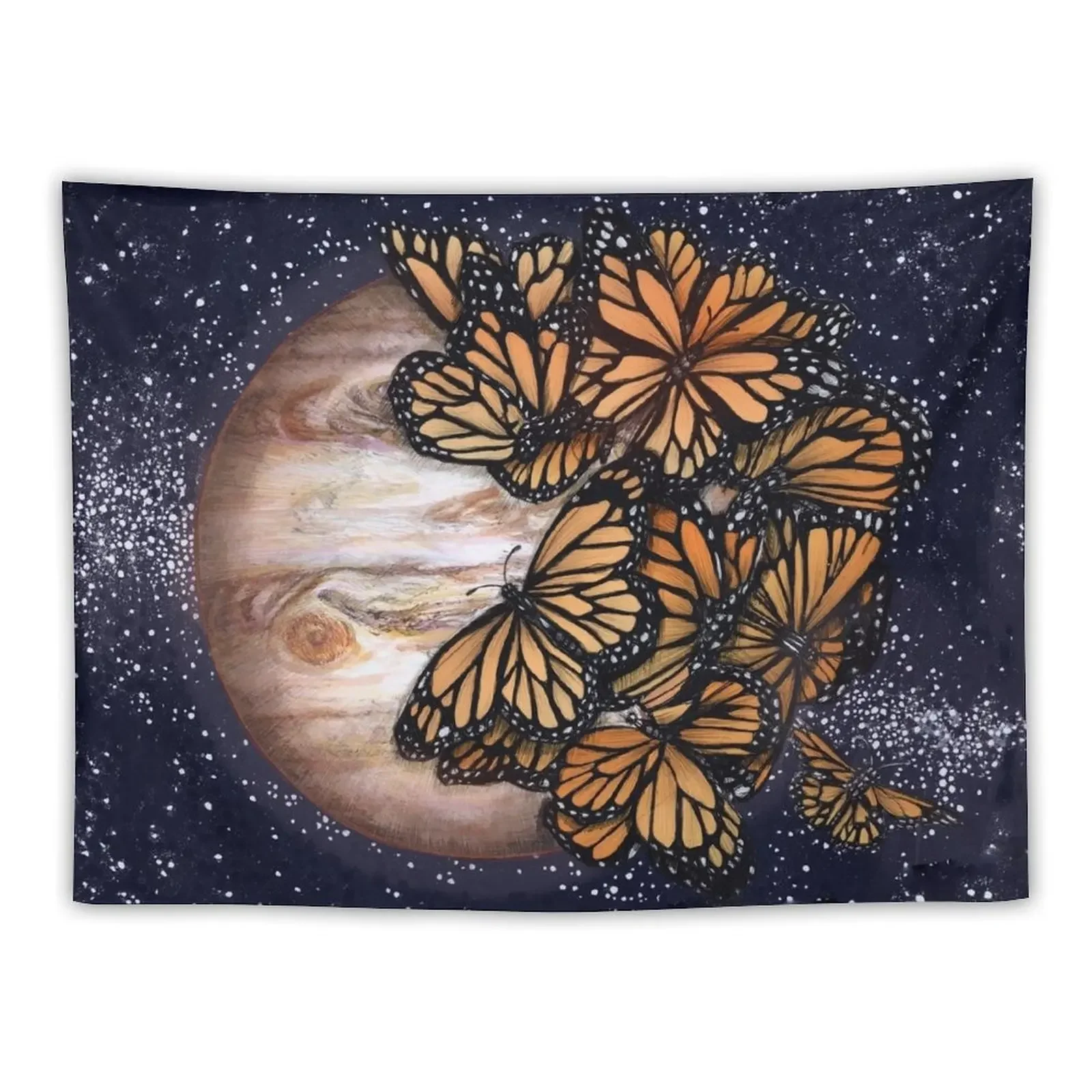 

Jupiter's Butterflies Colour Version Tapestry Room Decore Aesthetic Decoration Wall Tapestry