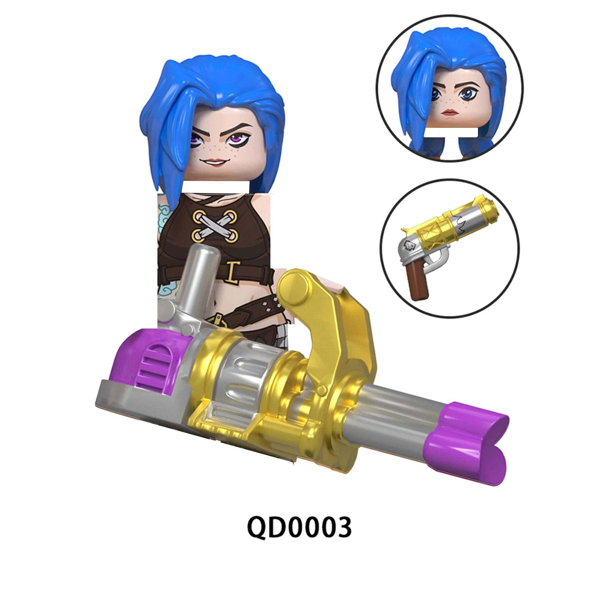 LoL Building Blocks Hot Game Cosplay Arcane Figures Jinx Vi Jayce Caitlyn Victor Heimerdinger MEL Bricks Toys For Boys