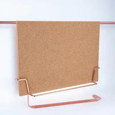 

Creative Cork Board Bulletin Message Pin Display Wall Decorative Desktop Organizer Notes Calendar Reminder Metal Frame