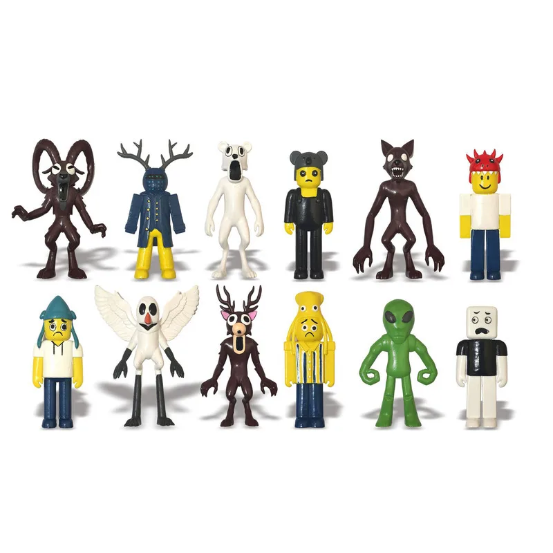 5/10 قطعة 99 ليال في الغابة تمثال اللعب 99 ليال في الغابة أرقام المنقولة البلاستيكية نموذج حلية الاطفال هدايا عيد الميلاد #3