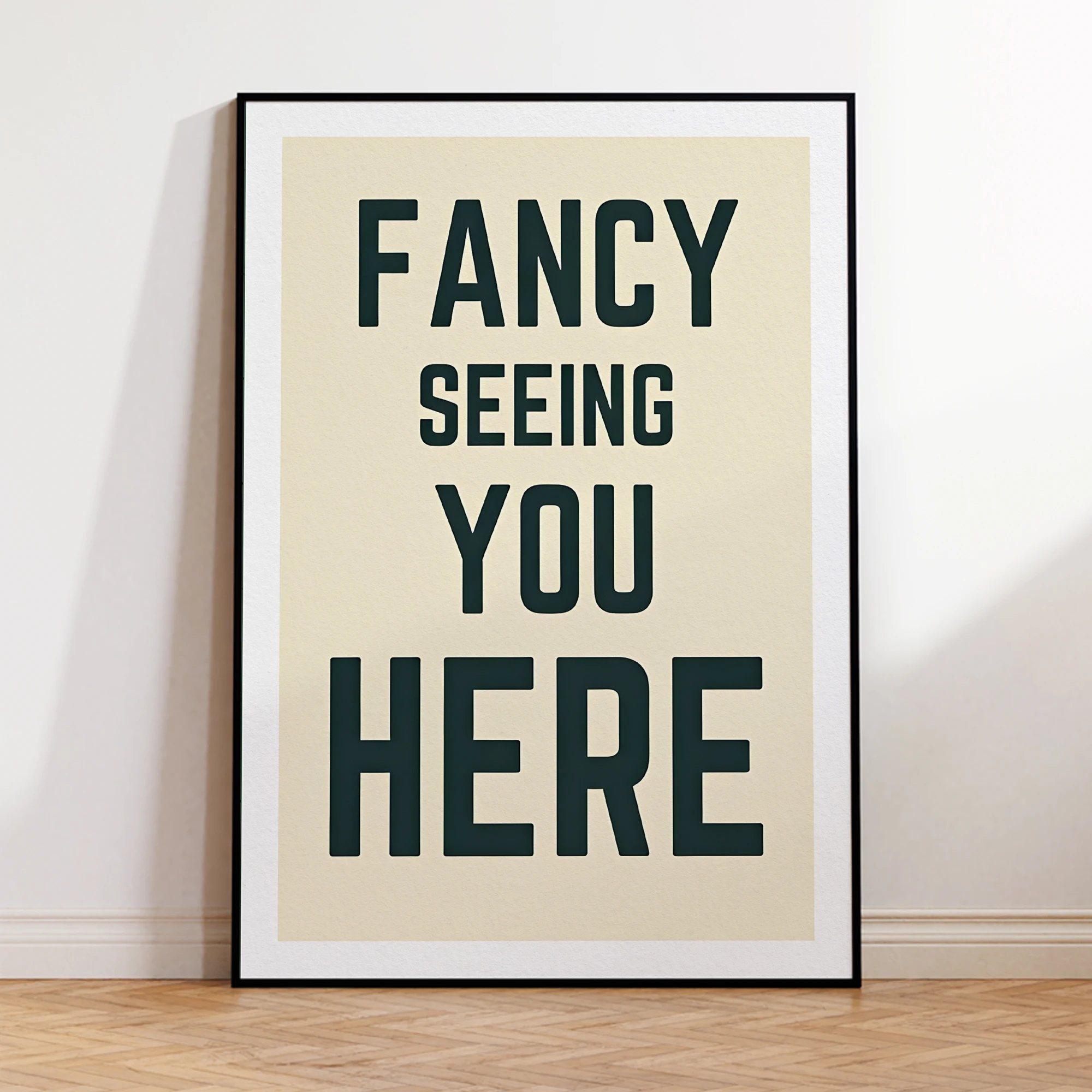Fancy  Seeing You Here Wall Art Prints Canvas Painting Poster Picture For Living Bed Room Home Decor