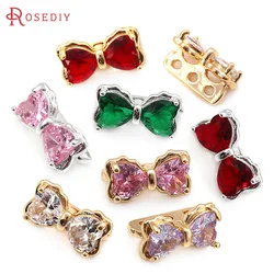 10PCS Brass 3 Holes Bow-Knot Connect Bracelets Necklaces Spacer Beads Diy Jewellery Making Materials Rosediy official-website