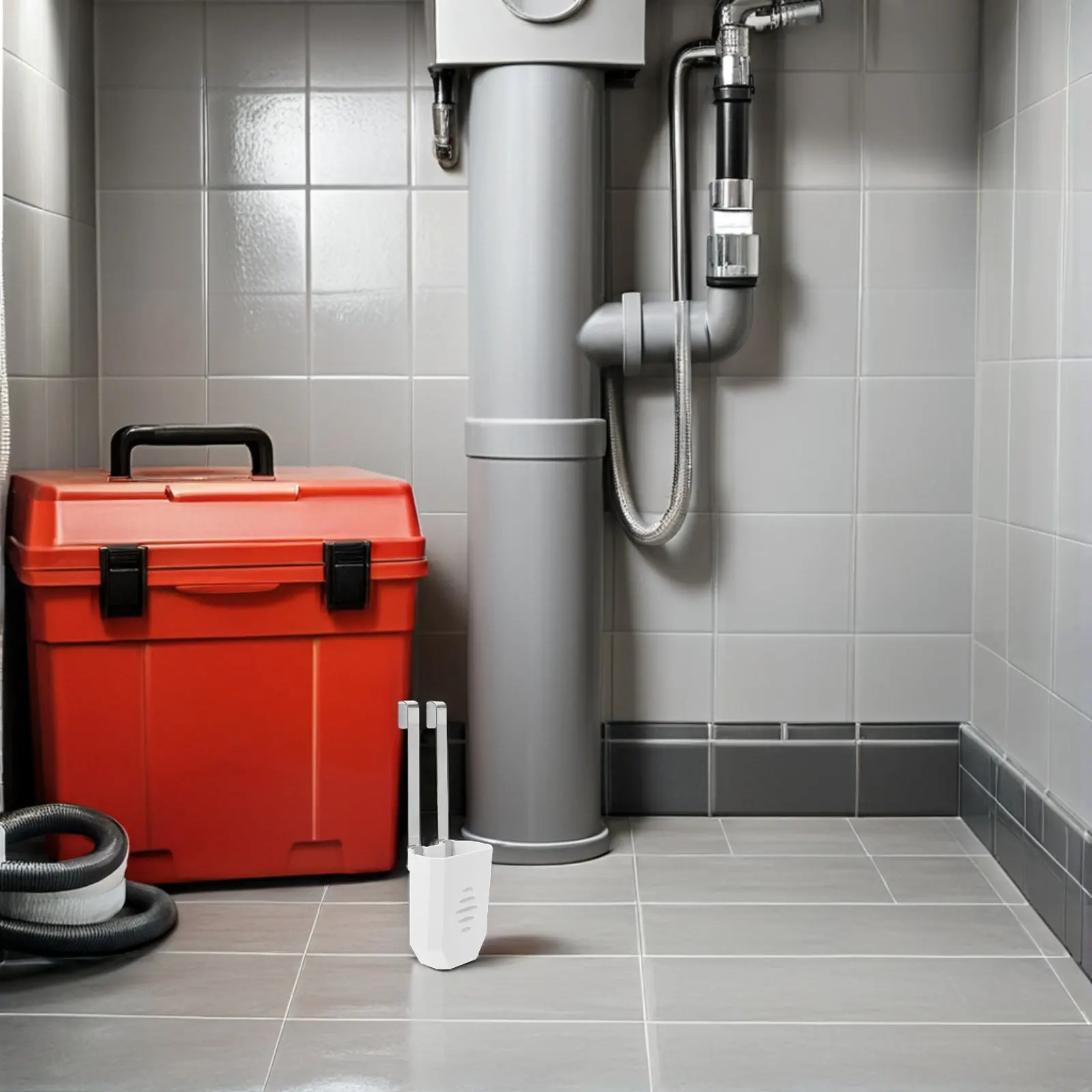 

Toilet Tank Cleaning Tablet Holder White ABS Hanging Anti-Damage Toilet Bowl Cleaner Suspension Carrier Cleaning Tablet Holder