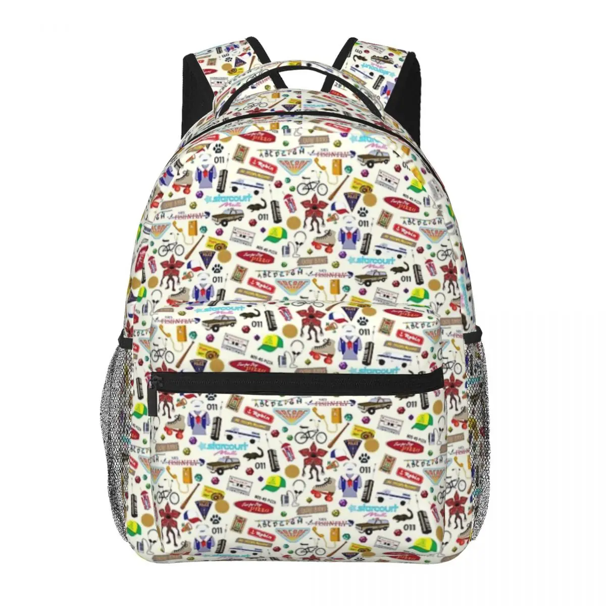 Stranger Things Pattern For Girls Boys Large Capacity Student Backpack Lightweight waterproof Backpack