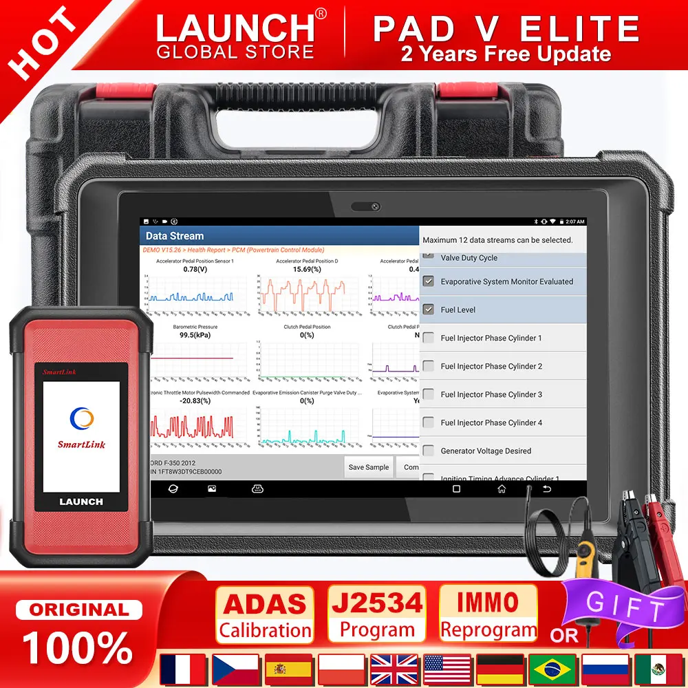LAUNCH X431 PAD V Elite PAD 5 Smartlink C V2