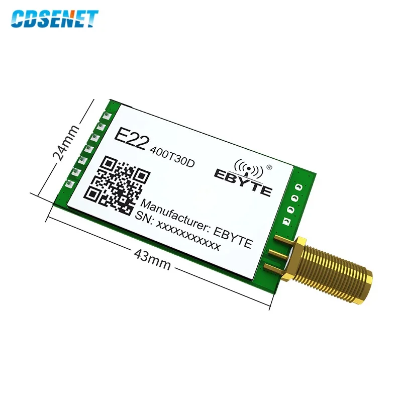 CDSENET E22 Series SMD DIP PEX/Stamp Hole SMA-K Wireless Module 433MHz 915MHz 868MHz LoRa Wireless Module UART Radio  Smart Home