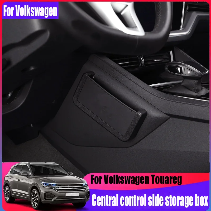 For Volkswagen Touareg MK3 2019-2024 central control side storage box automotive interior supplies storage accessories