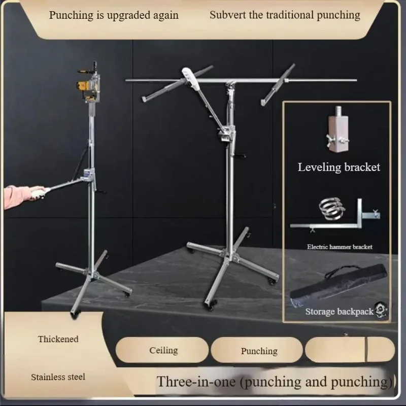 

Carpentry Ceiling Upper Plate Gypsum Board Lifting Bracket Stainless Steel Manual Automatic Lift Tool Installation Equipment