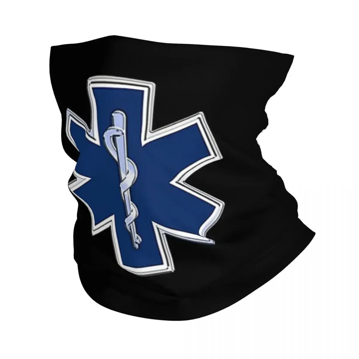 Emt Star of Life Bandana, Balaclava Neck Cover, Impresso Paramédico Medic, Ambulância Balaclava, Headwear multifuncional, Lenço de pesca