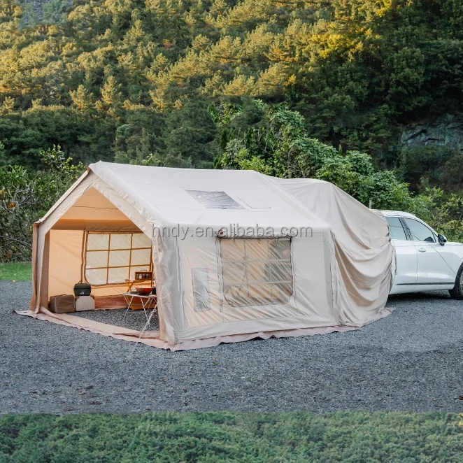 Três quartos um salão inflável barraca de acampamento casa barraca de festa de ar ao ar livre