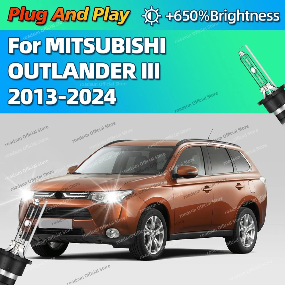 

35W HID Xenon Headlight Bulb D4S Bright Car Lamp Auto Light For MITSUBISHI OUTLANDER III 2013-2024 2014 2015 2016 2017 2018