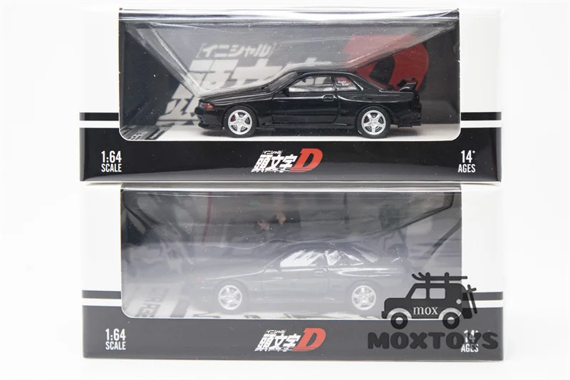 Time Micro 1:64 GTR32 Black /Initial D Limited 999 Diecast Model Car