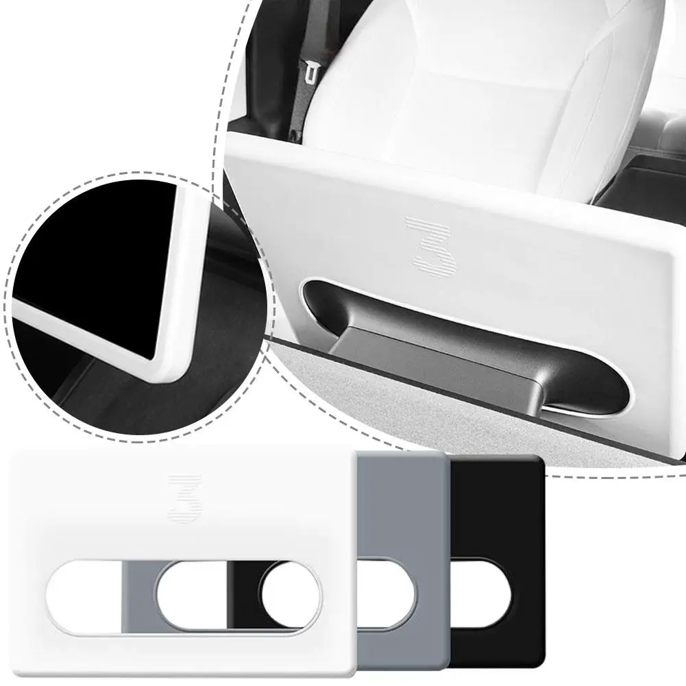 

Silicone Screen Protective Frame for Tesla Model 3/Y Highland Improve Driving Experience & Knee Pads Anti-shatter Anti-oil