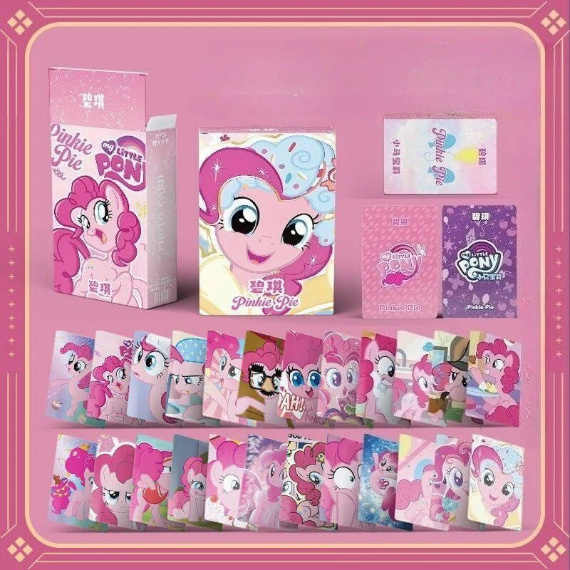 

55Pcs My Little Ponys Cartoon Anime Collect Commemorative Cards Laser Card Educational Toys Flash Card Gifts