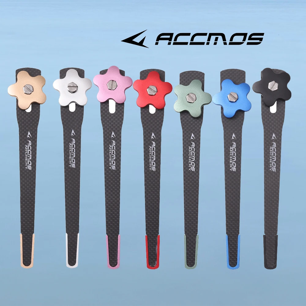 

ACCMOS Кликер для стрельбы из лука из углеродного волокна, позиционер-кликер, клик-ключ, регулируемый изогнутый лук для начинающих, стрела, охота, стрельба