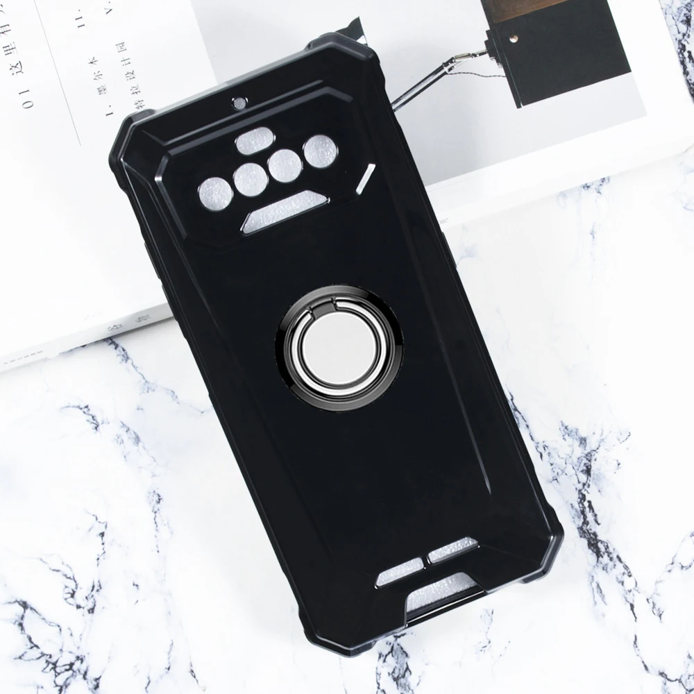 For Oukitel IIIF150 R2022 Bison F150 2021 WP15 S K15 PLUS C15 C16 C17 K3 K7 Pro WP6 Back Ring Holder Bracket Cover Case