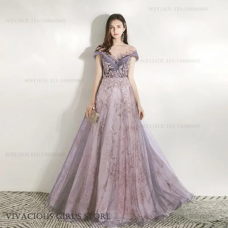 Sexy Hollow Out Mesh Prom Dress Maxi Dress Celebrity Banquet Female Evening Party Dress Sparkling Floor Length Robe De Soiree