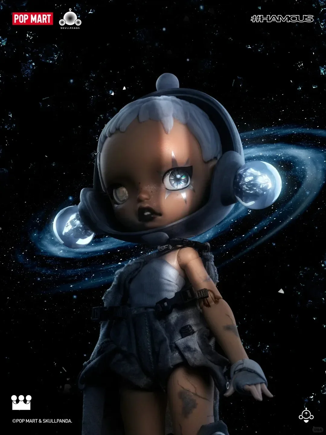

POPMART Original Genuine SKULLPANDA X HAMCUS Action Figure BJD Ornament SP Big Kid Blind Box Exquisite Ornament Decoration Gift