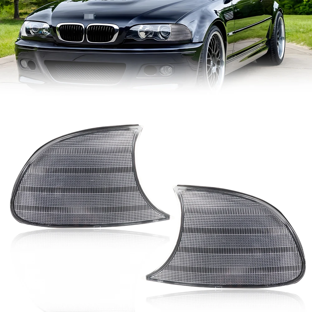 

2 шт. передние угловые фонари, указатели поворота, боковые габаритные огни, дневные ходовые огни (DRL), огни для парковки, накладки на фары для BMW 323Ci/325Ci/328Ci/330Ci/M3 2000-2001 гг.