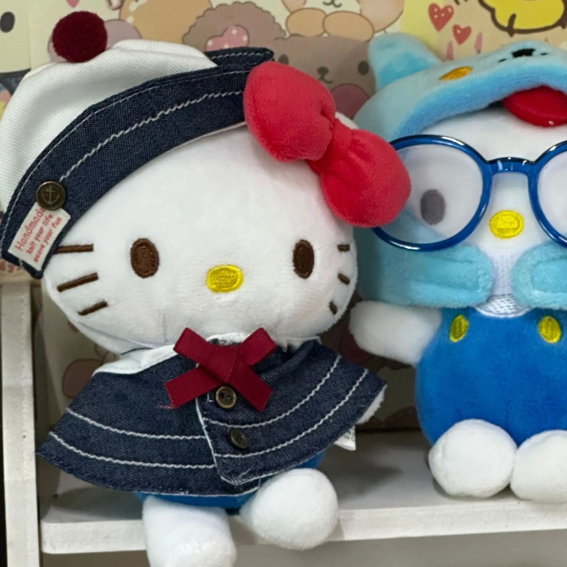 Hello Kitty Maiden – jouet en peluche de la marine, poupée en peluche, Animal en peluche doux, cadeau pour enfants