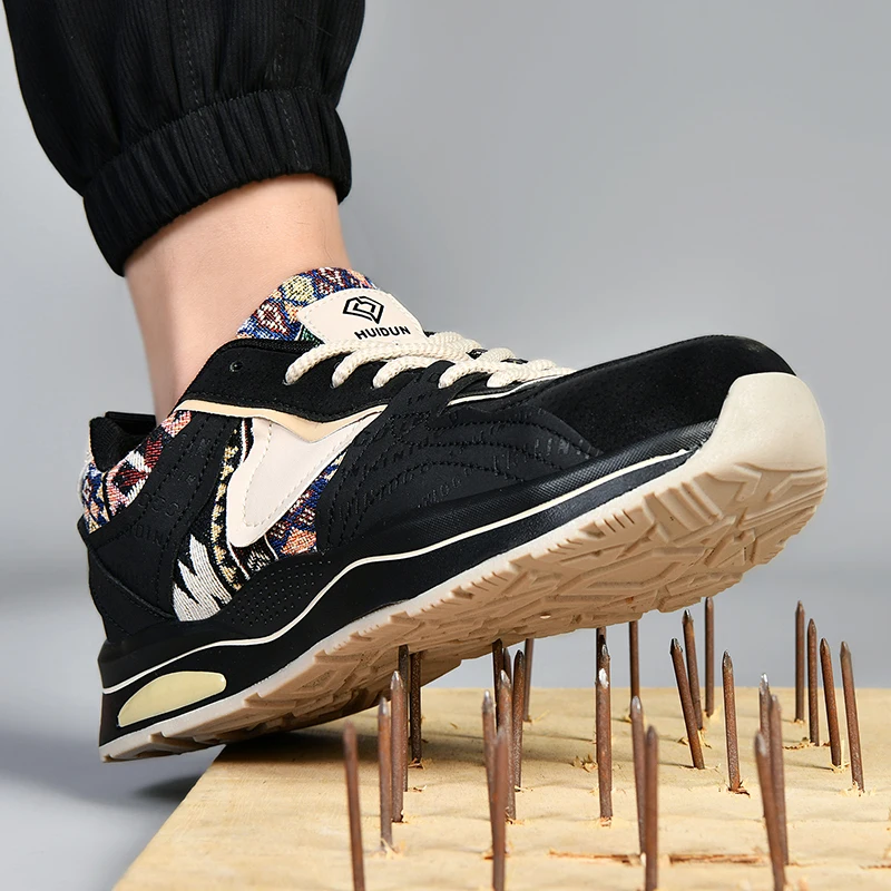 Safety Shoe Men Work Shoes Lightweight Comfortable Safety Sneakers with Steel Toe Caps Breathable Non-Slip male Work Sneakers