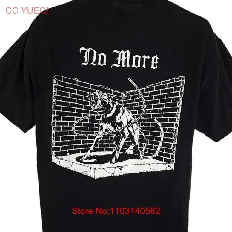 No More Dog Fighting T Shirt Vintage 90s Y2K Break The Chain Animal Abuse Large