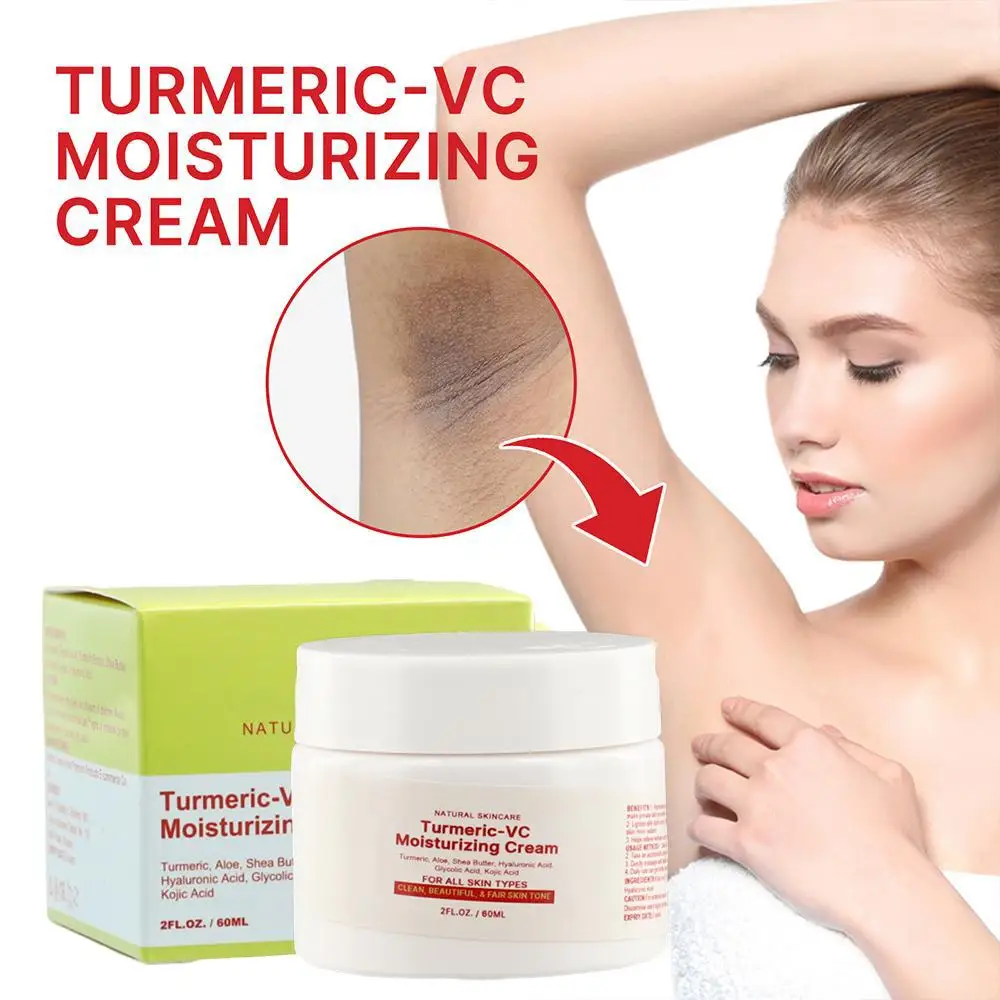 Cúrcuma Whitening Sardas Soro Creme, Anti-Aging Acne Face Care, Melasma Dark Lighten, Melanin Spots, Brighten, S Z5E5, 60ml