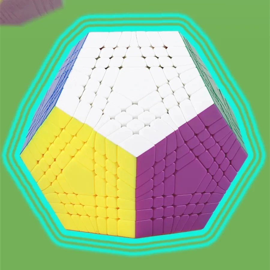 ShengShou 7x7 Teraminx 7x7 Megaminx Cubo Mágico Shengshou WuMoFang 7x7x7 Dodecaedro Quebra-cabeça Educacional Megaminxeds Brinquedos