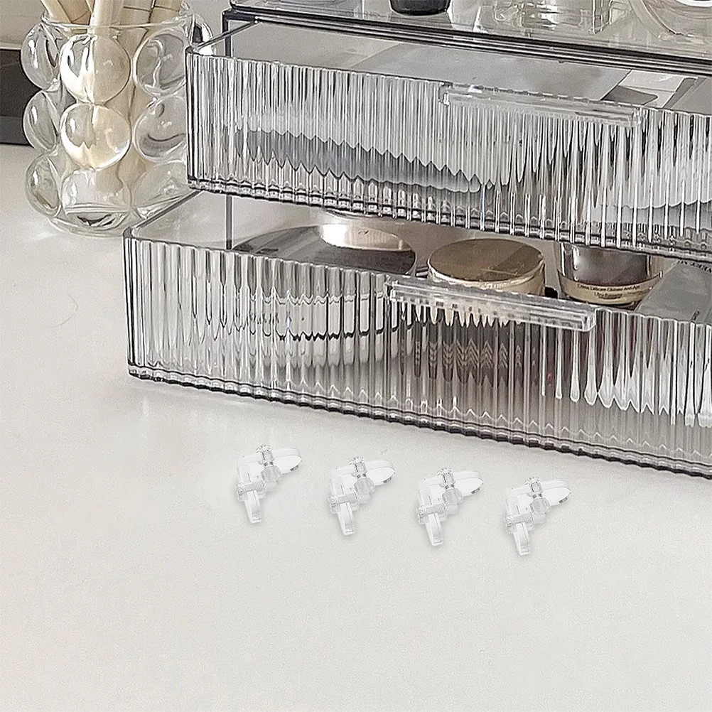 15 pçs suporte de canto acrílico transparente cinta de canto para caixa de exibição reforço diy montagem borda clipes