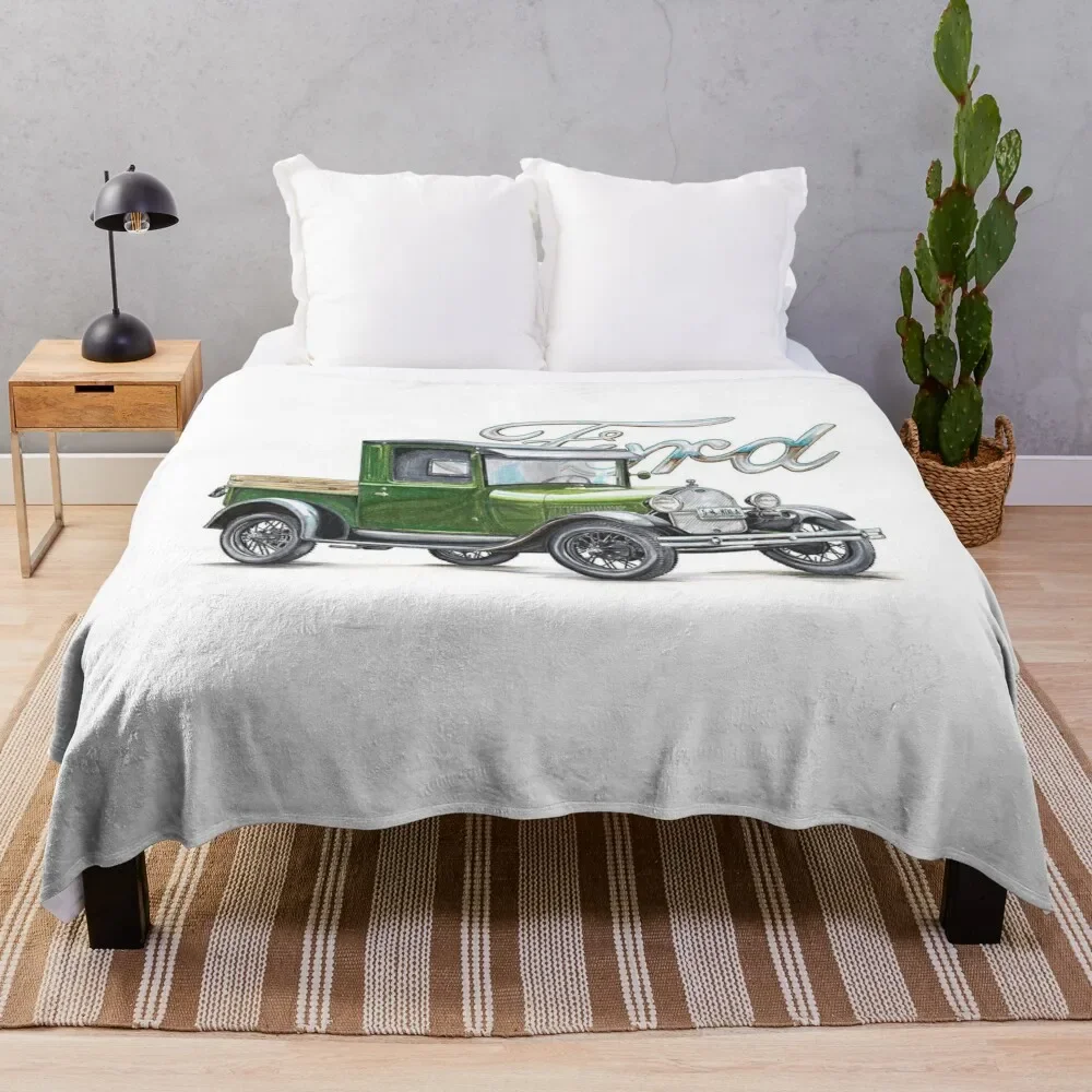 

Model 'A' Pickup Truck. Throw Blanket Hairys Decoratives Decorative Sofa Blankets